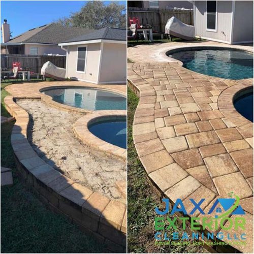 paver sealed pool patio